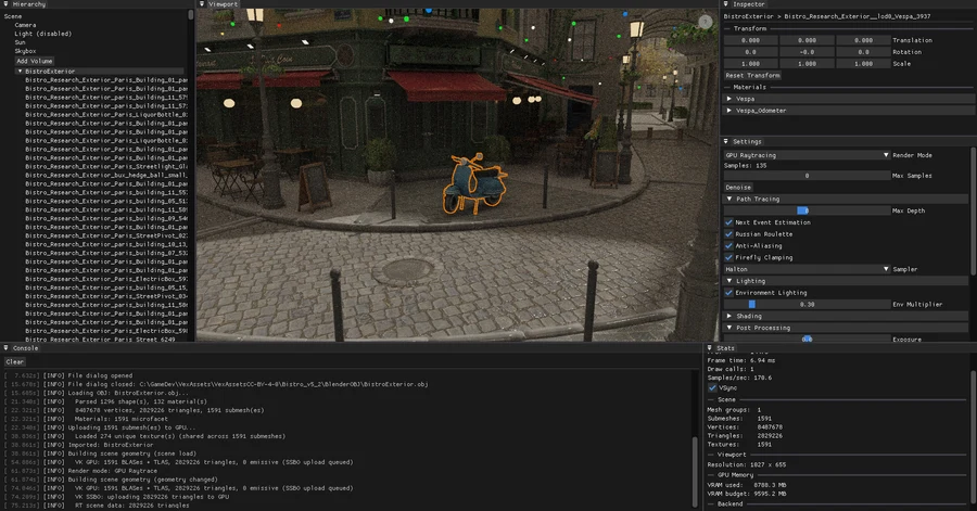VexEngine - Custom Rendering Engine